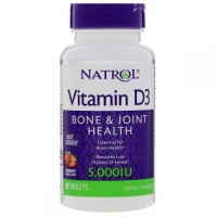 NATROL Vitamin D3 Fast Dissolve 5,000IU 90таб