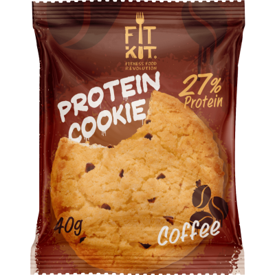 FIT KIT Protein Cookie 40гр, Кофе