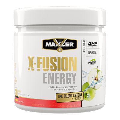 MAXLER X-FUSION ENERGY 330 гр, Яблоко
