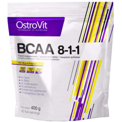 OstroVit Extra Pure BCAA 8:1:1 (400г)