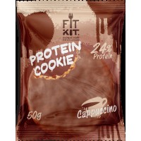 FIT KIT Protein Cookie 50гр, Капучино