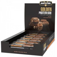 MAXLER Golden Protein Bar 65 г, Двойной шоколад