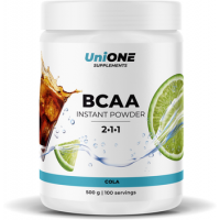 UniONE BCAA Instant Powder 500 гр, Кола