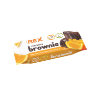 PROTEIN REX Пирожное протеиновое 50г, Брауни апельсиновое