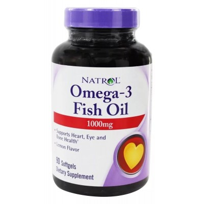 NATROL Omega-3 Fish Oil 1000 mg 90 кап