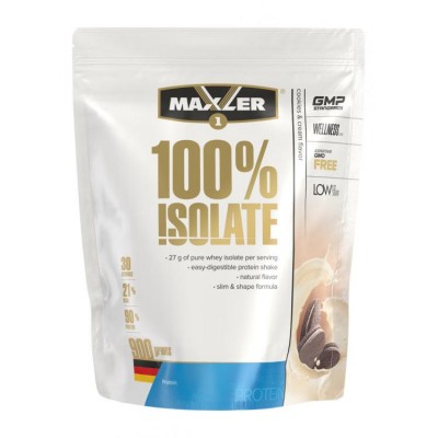 MAXLER 100% ISOLATE 900 г, Печенье-крем