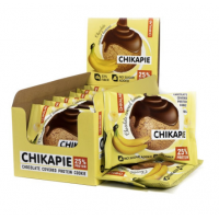 CHIKALAB Печенье глазированное с начинкой 60 гр, Банан в шоколаде